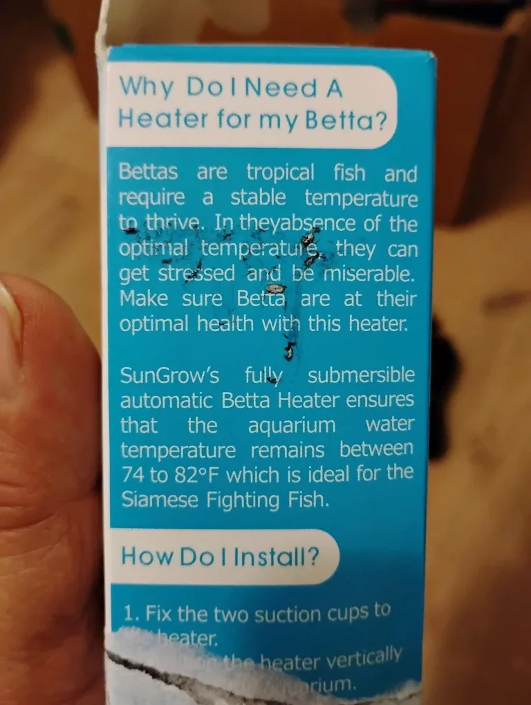 SunGrow 10 Watts Betta Heater image indicator(3)