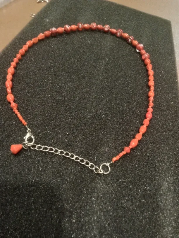 Red Coral Beaded Necklace image indicator(3)