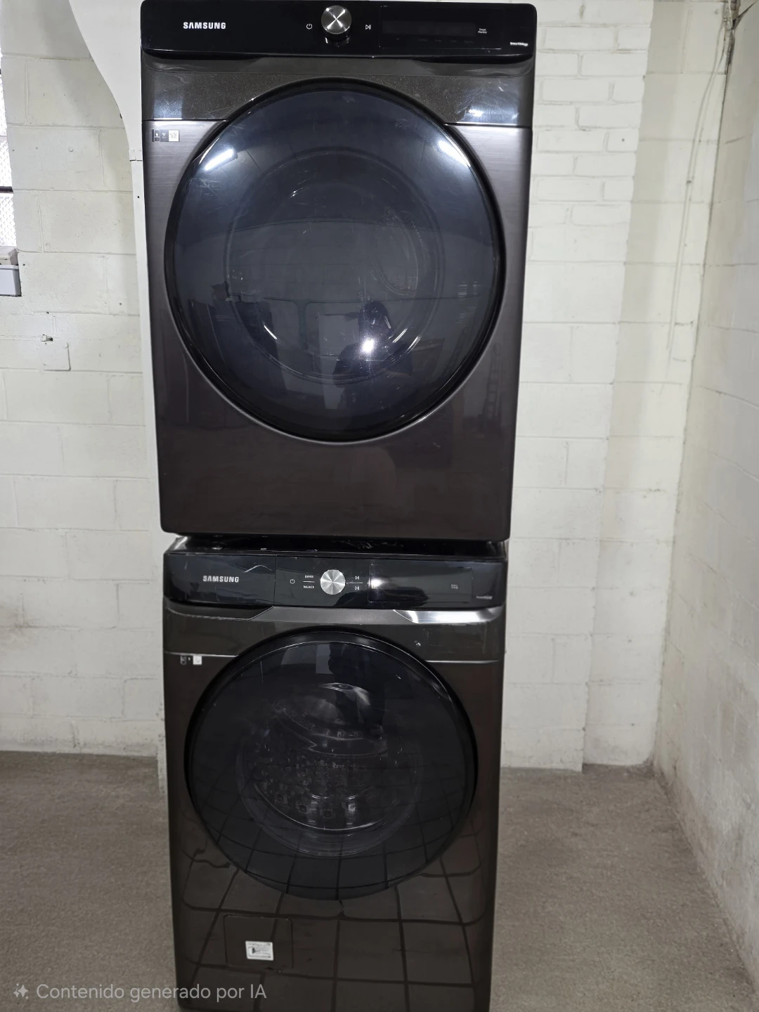 Samsung Washer and Dryer Stackable Set