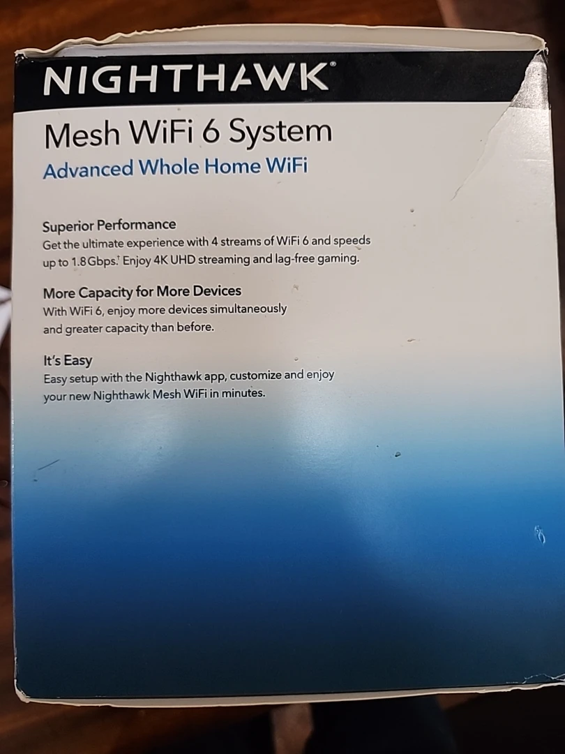NETGEAR Nighthawk AX1800 Mesh WiFi 6 System - MK63 - photo 3