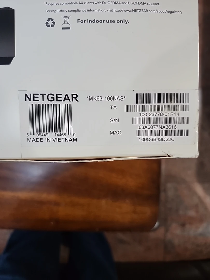 NETGEAR Nighthawk AX1800 Mesh WiFi 6 System - MK63 - photo 5