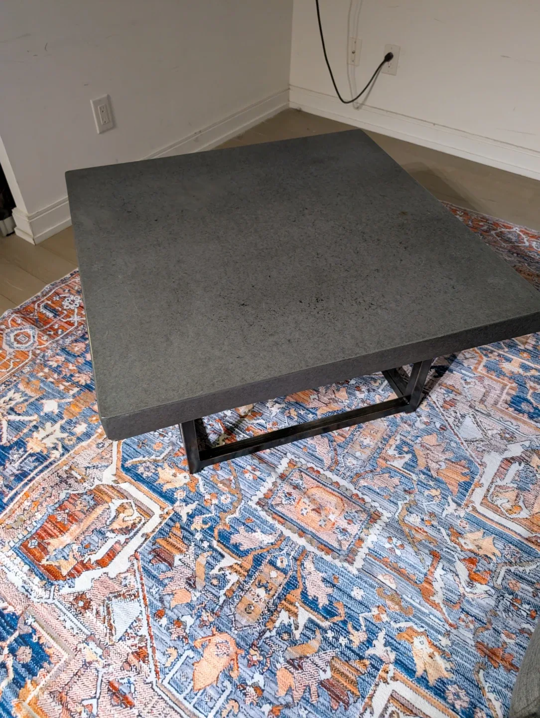 Dark Grey Square Coffee Table