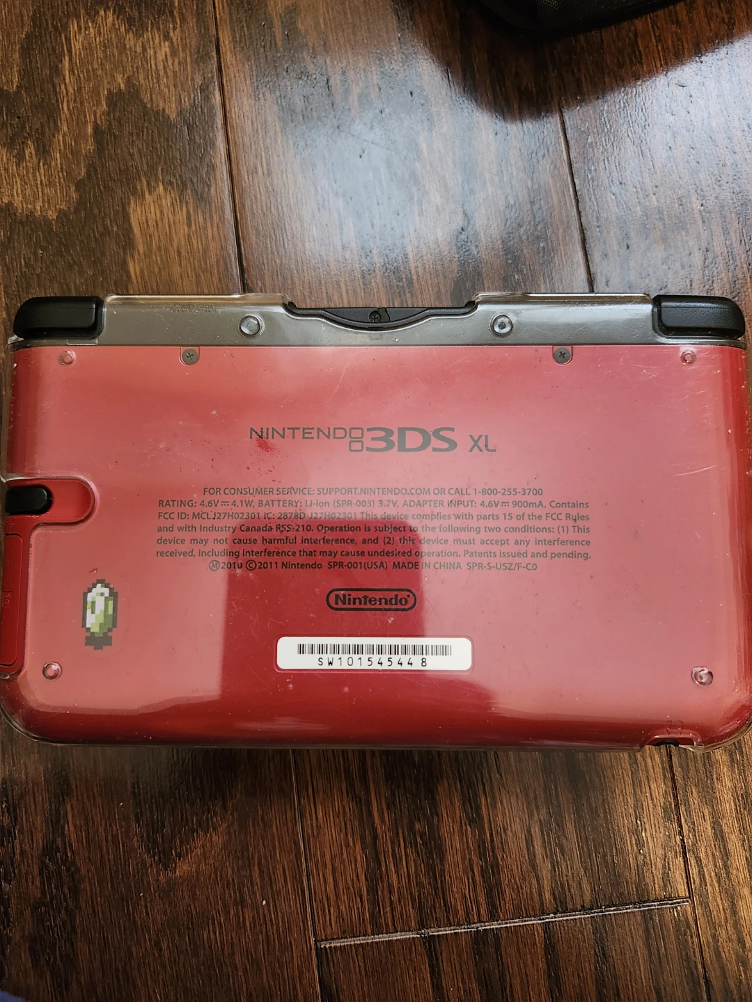 Nintendo 3DS XL Red with Charger - photo 4
