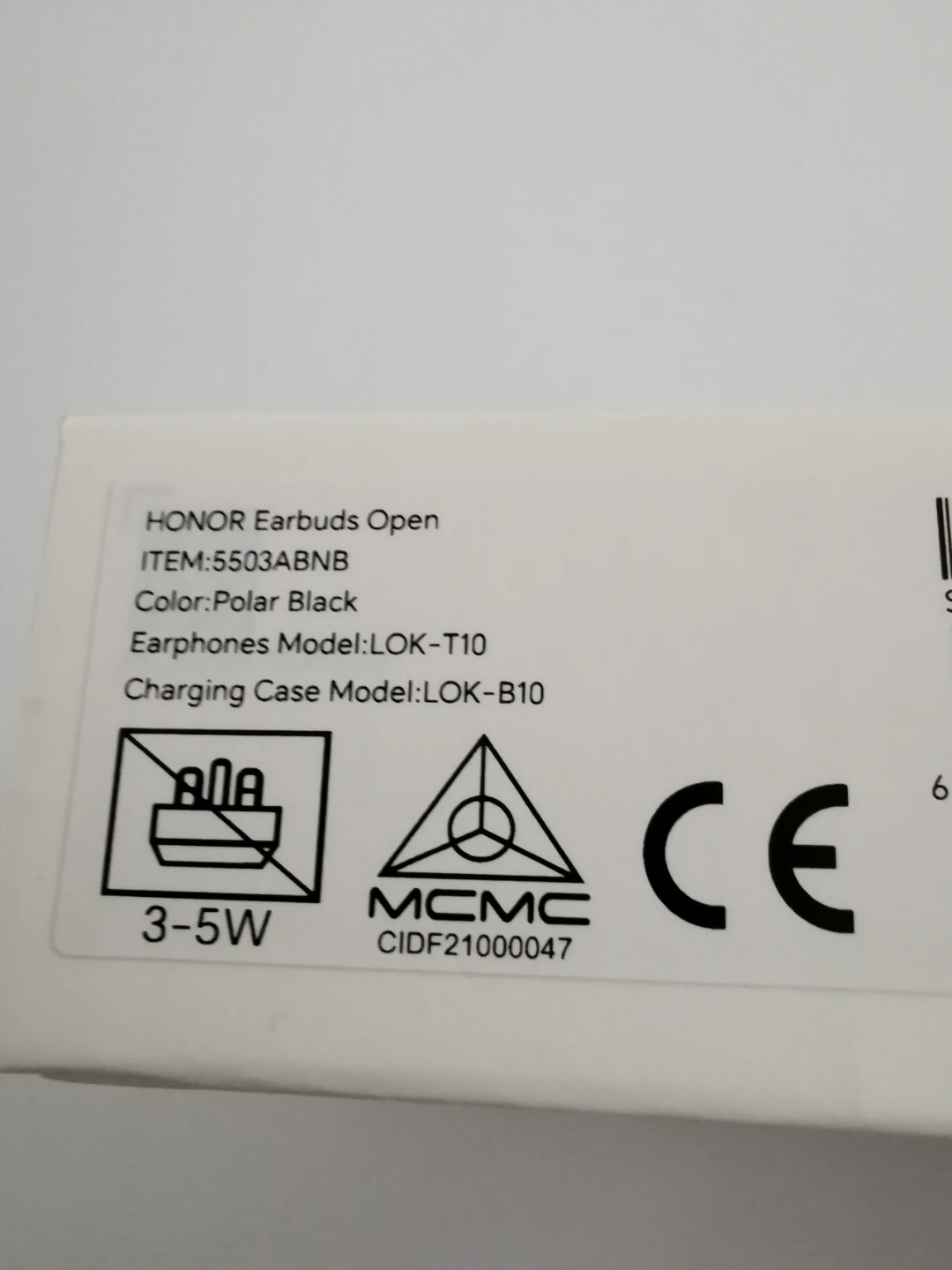 HONOR Earbuds Open - Polar Black - photo 5