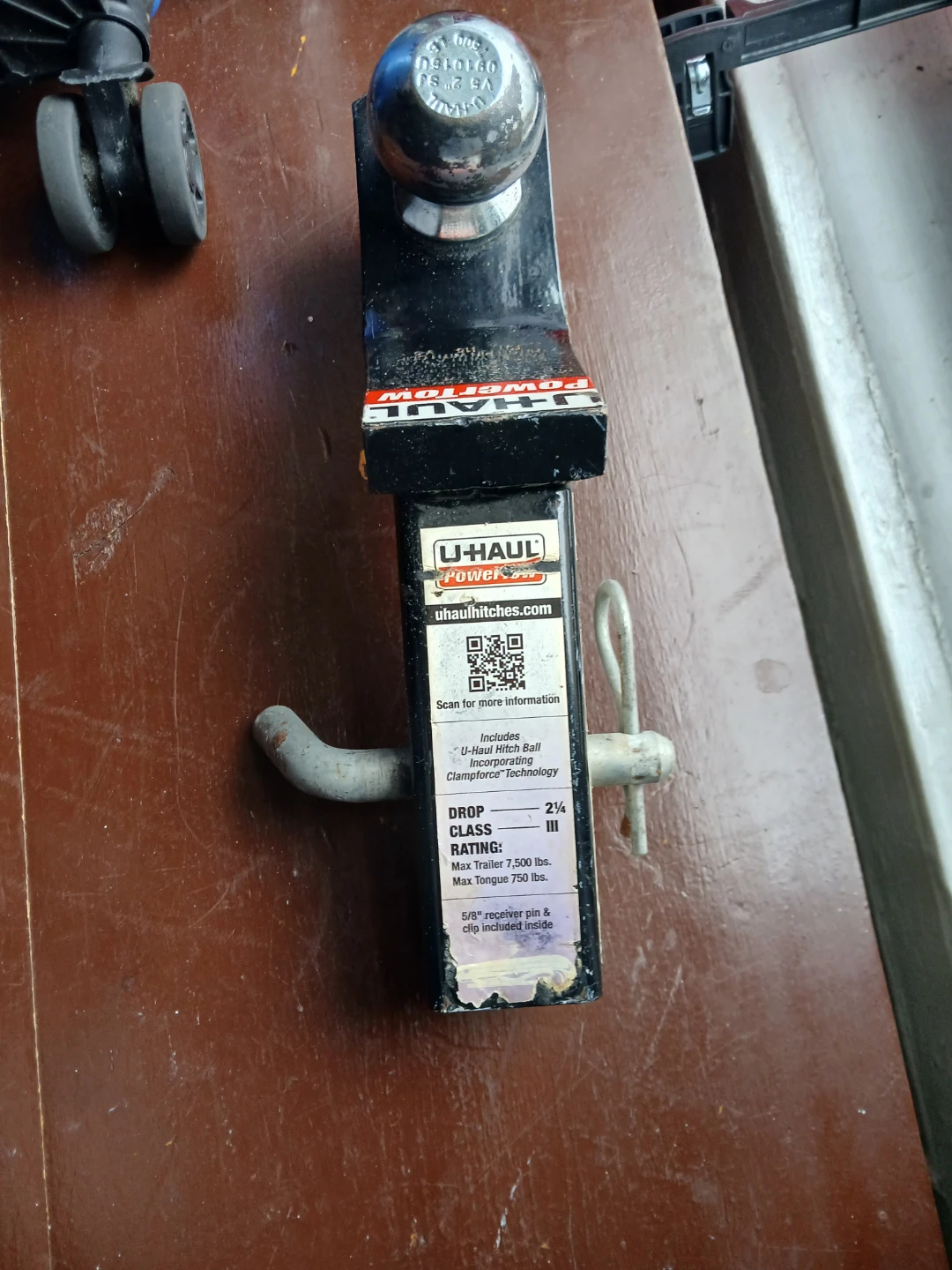 U-Haul PowerTow Hitch Ball Mount