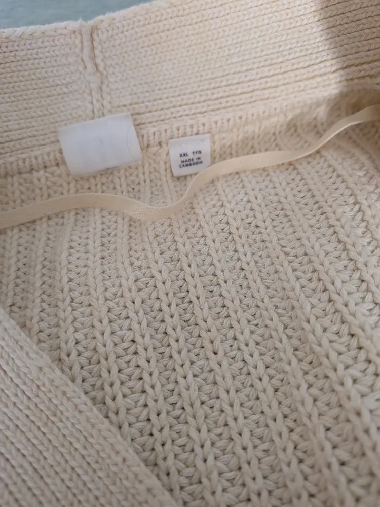 GAP chunky knit cotton sweater cardigans image indicator(3)