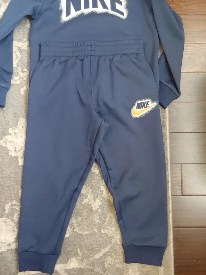 New Nike kids Tracksuit Size S-4/5T Blue image indicator(6)