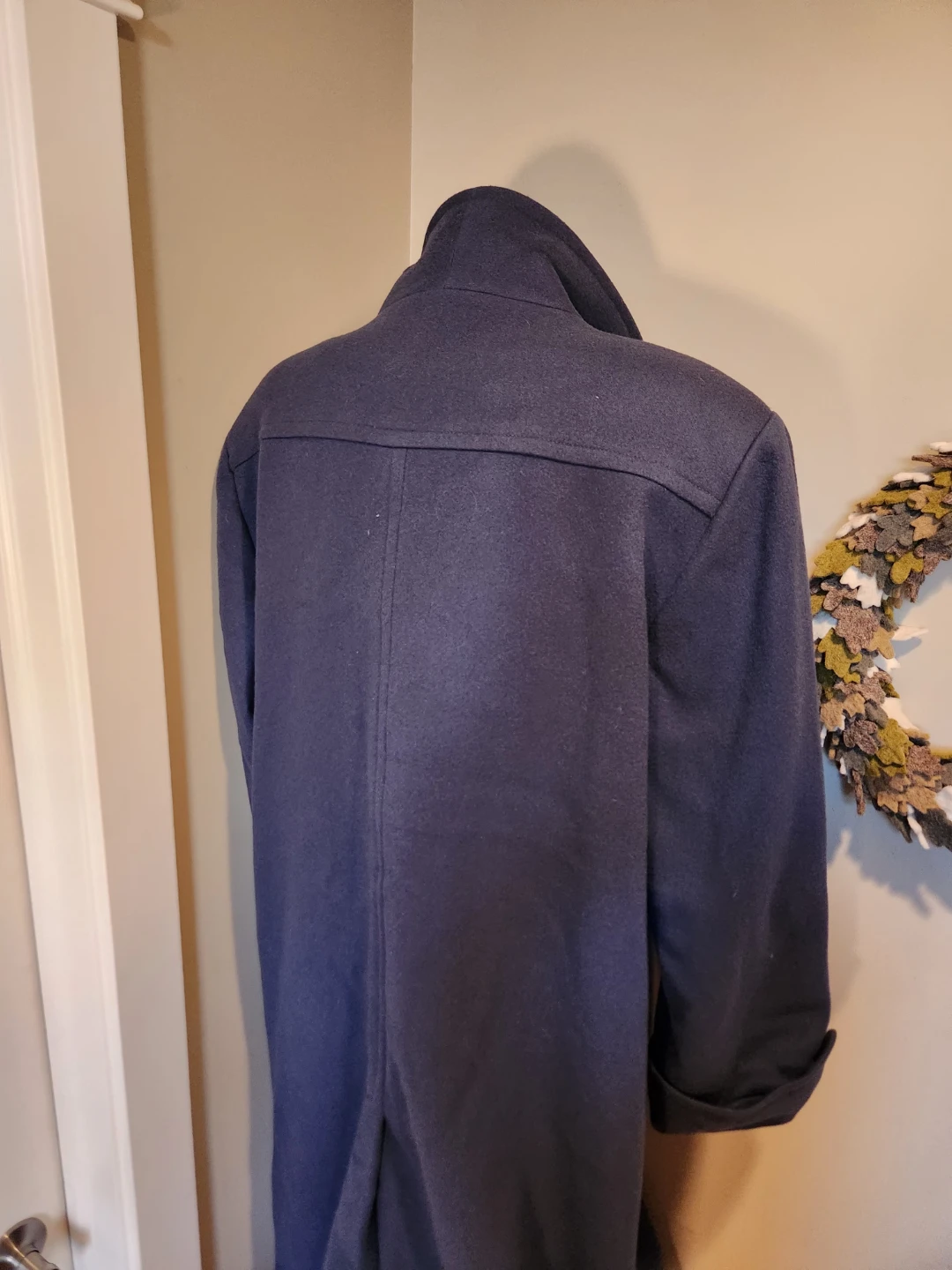 Blue Wool winter Overcoat - Classic Style! - photo 4