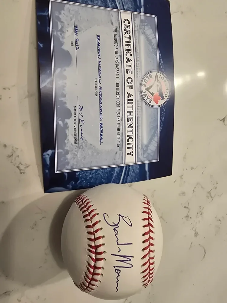 Brandon Morrow Autographed Baseball with COA
