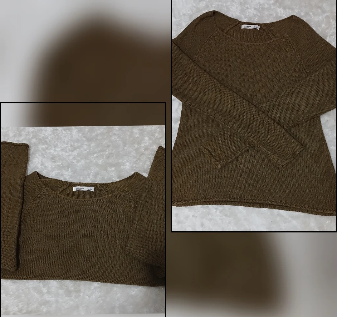 Old Navy Olive Green Knit Sweater - M/M