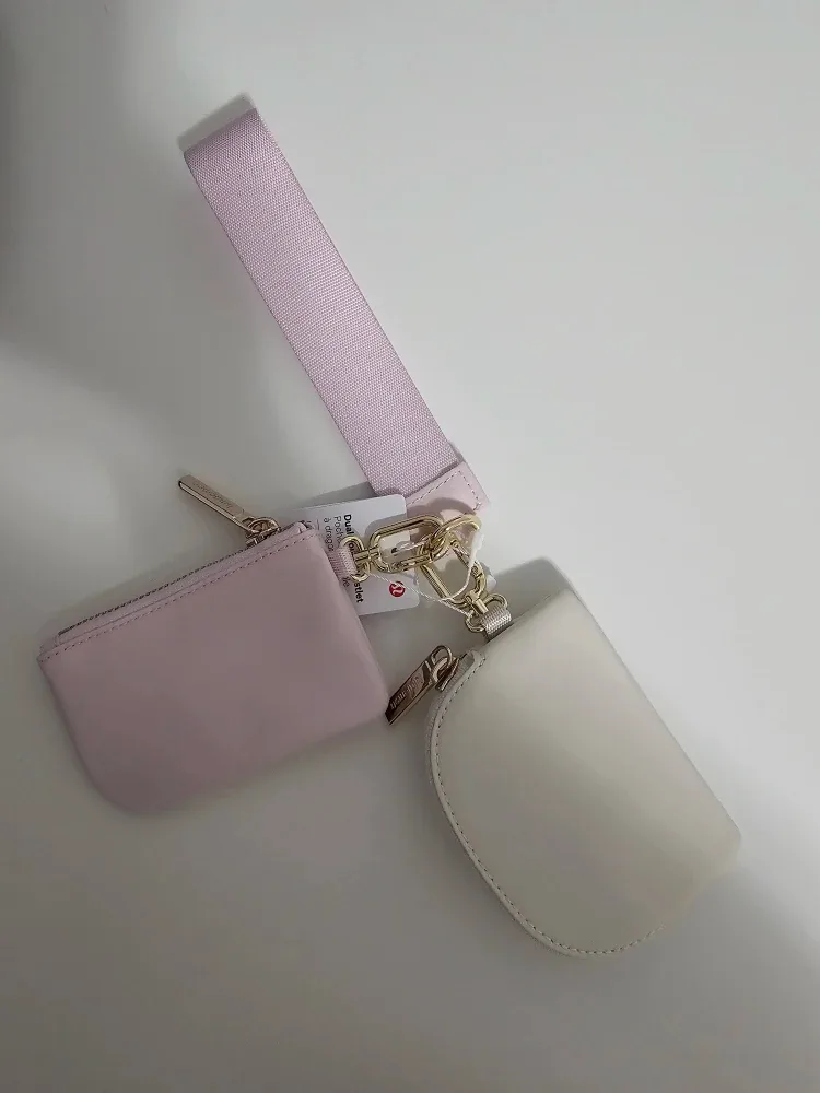 Lululemon Dual Pouch Wristlet - Blissful Pink/Light Ivory image indicator(3)