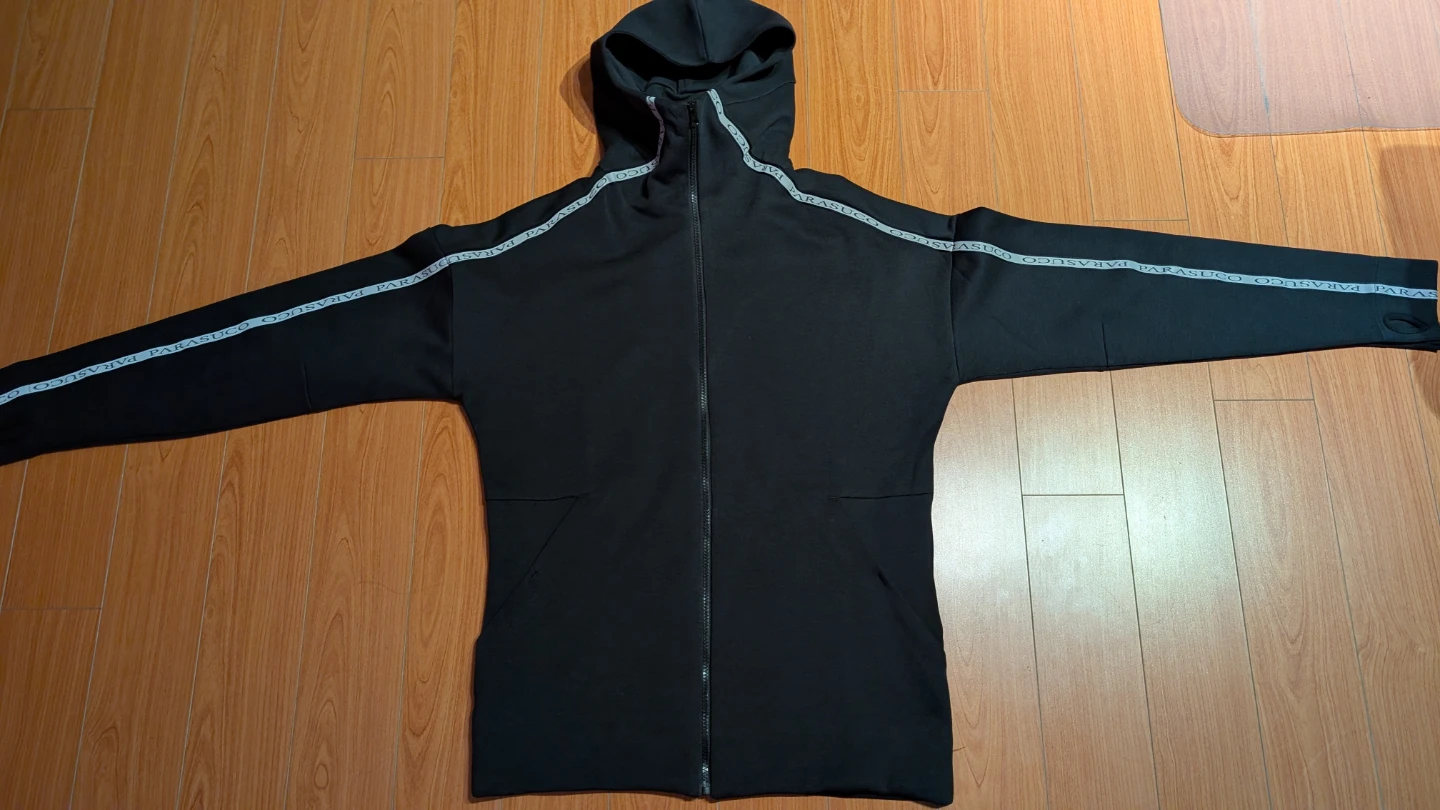 PARASUCO Black Full-Zip Hoodie