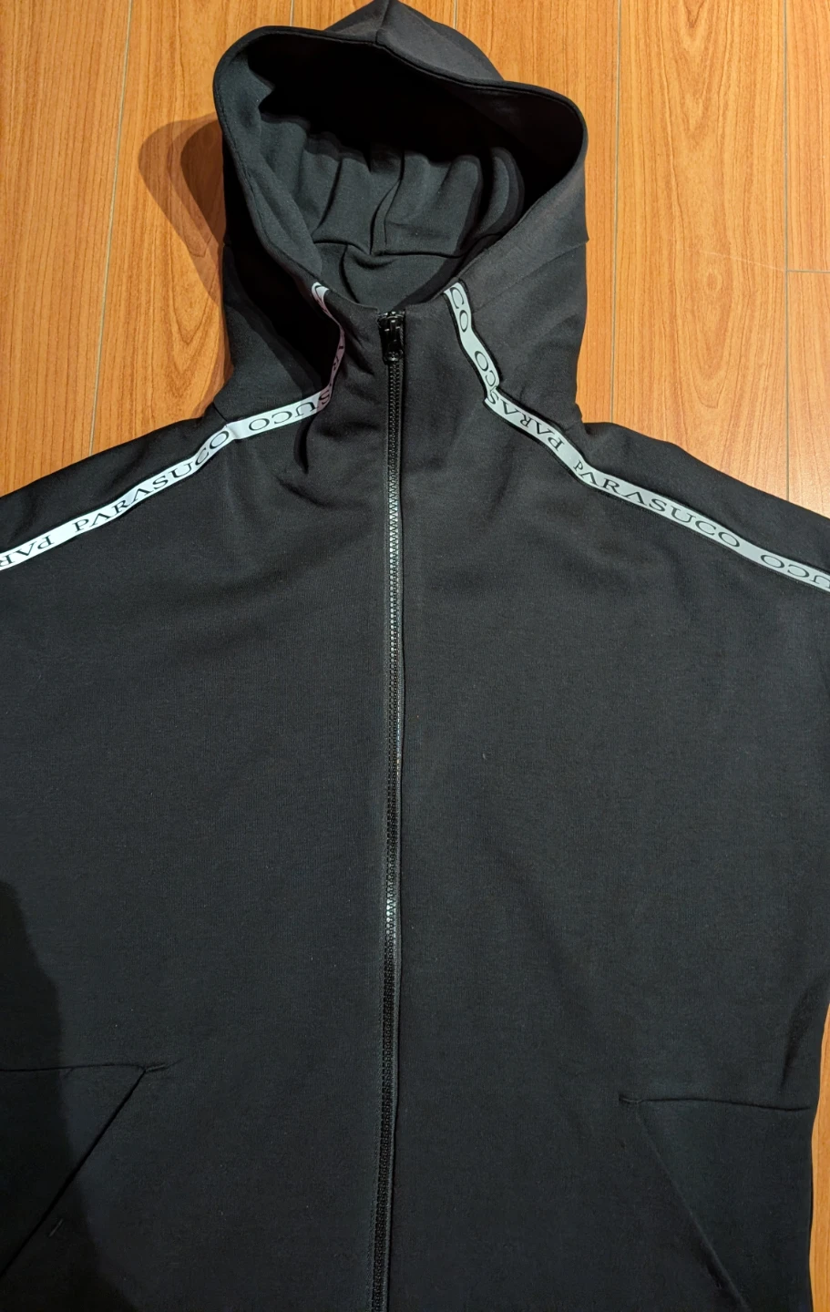 PARASUCO Black Full-Zip Hoodie - photo 3