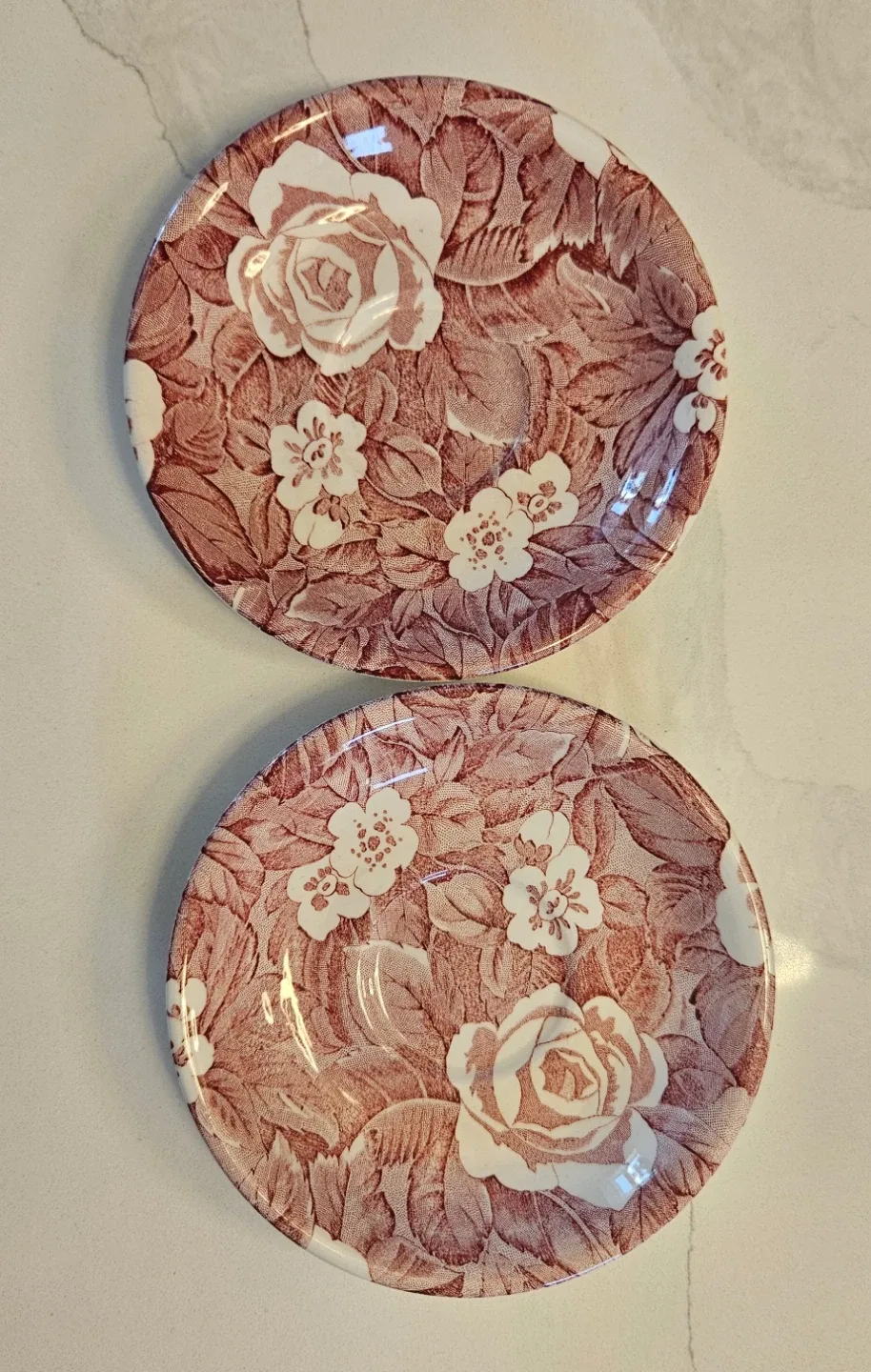 Burleigh Victorian Chintz Plates