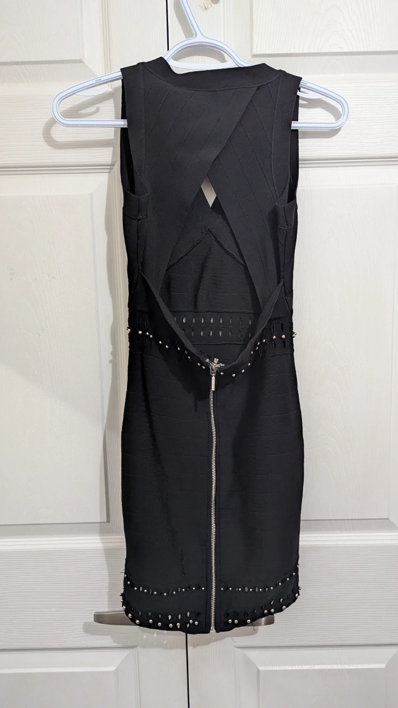 Guess Black Bandage Dress - Size Small - photo 3