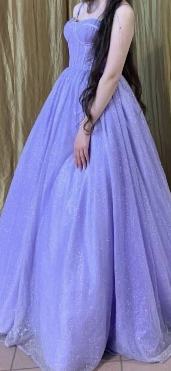 Purple Sparkly Ball Gown / prom/ princess gown - photo 2
