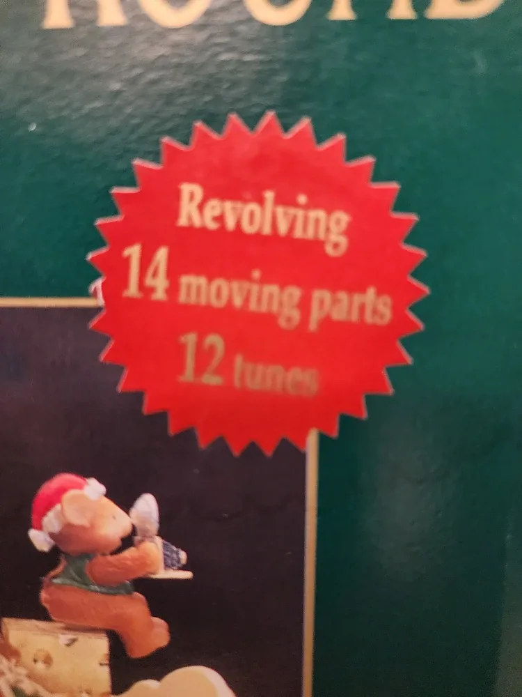 Mr. Christmas Musical Holiday Merry Go Round with Moving Parts image indicator(7)