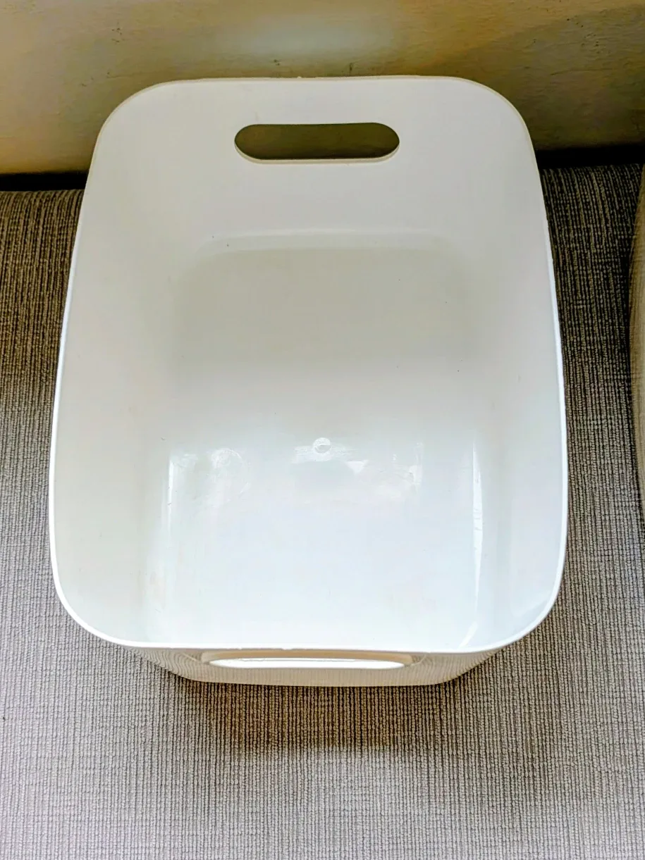 Two White Storage Containers image indicator(2)