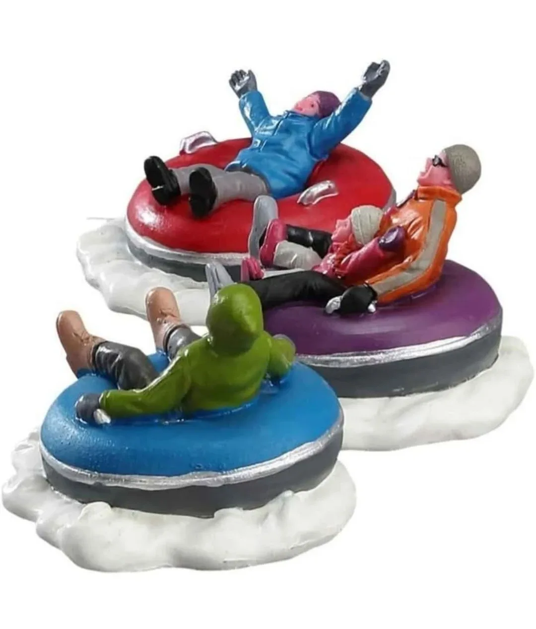 Lemax Village Collection Tubing Family Set of 3