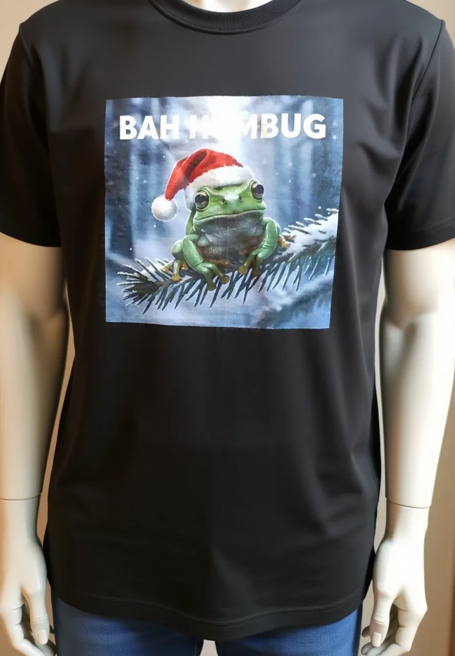 Bah Humbug Frog Christmas T-Shirt