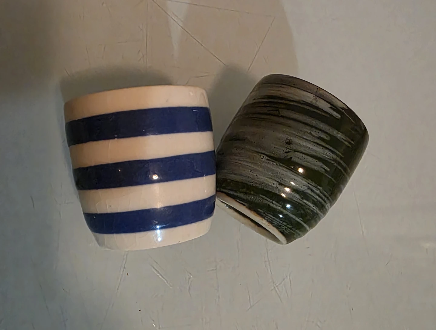 Two Decorative Ceramic Cups - photo 2