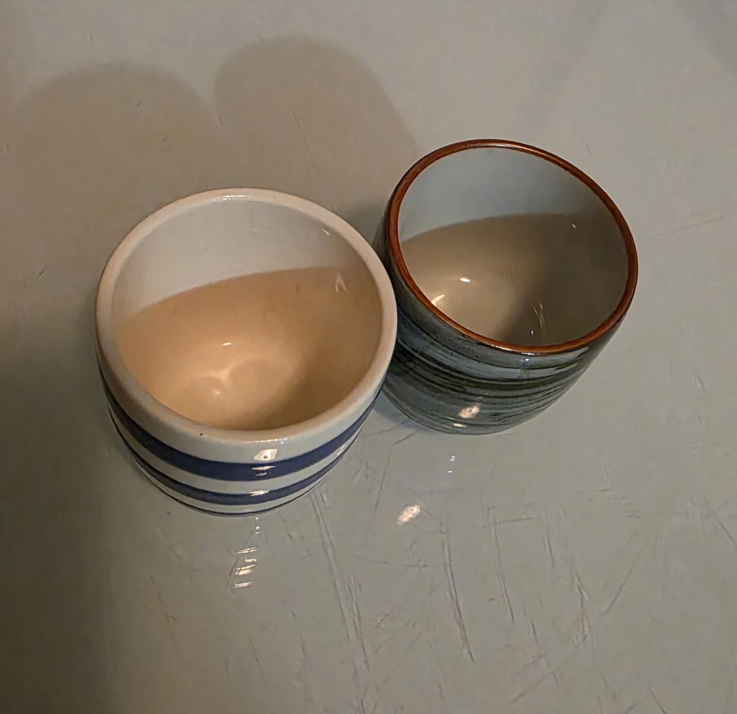 Two Decorative Ceramic Cups - photo 3