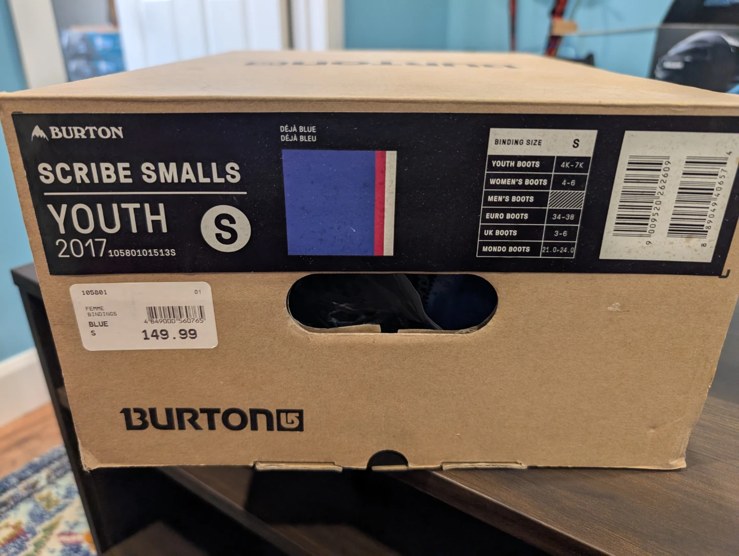 Burton Scribe Smalls Youth Snowboard Bindings - Size Small - photo 4
