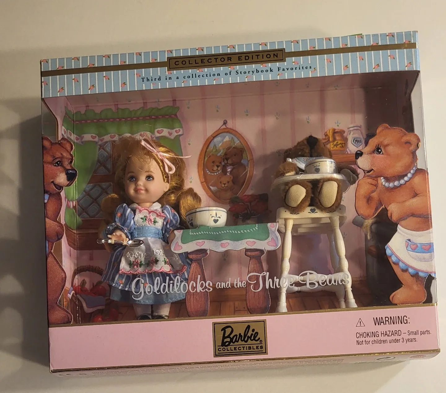 Collector Edition Goldilocks and the Three Bears Barbie Doll