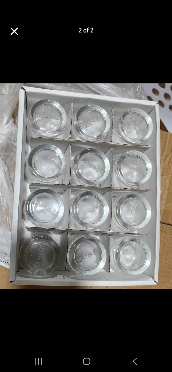17 Clear Glass Tea Light Holders - photo 2
