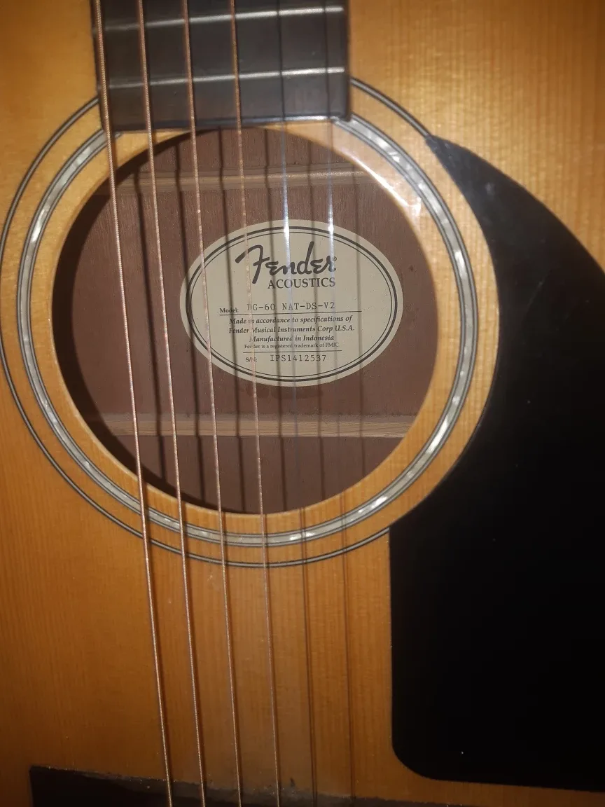 Fender DG-60 Acoustic Guitar image indicator(3)