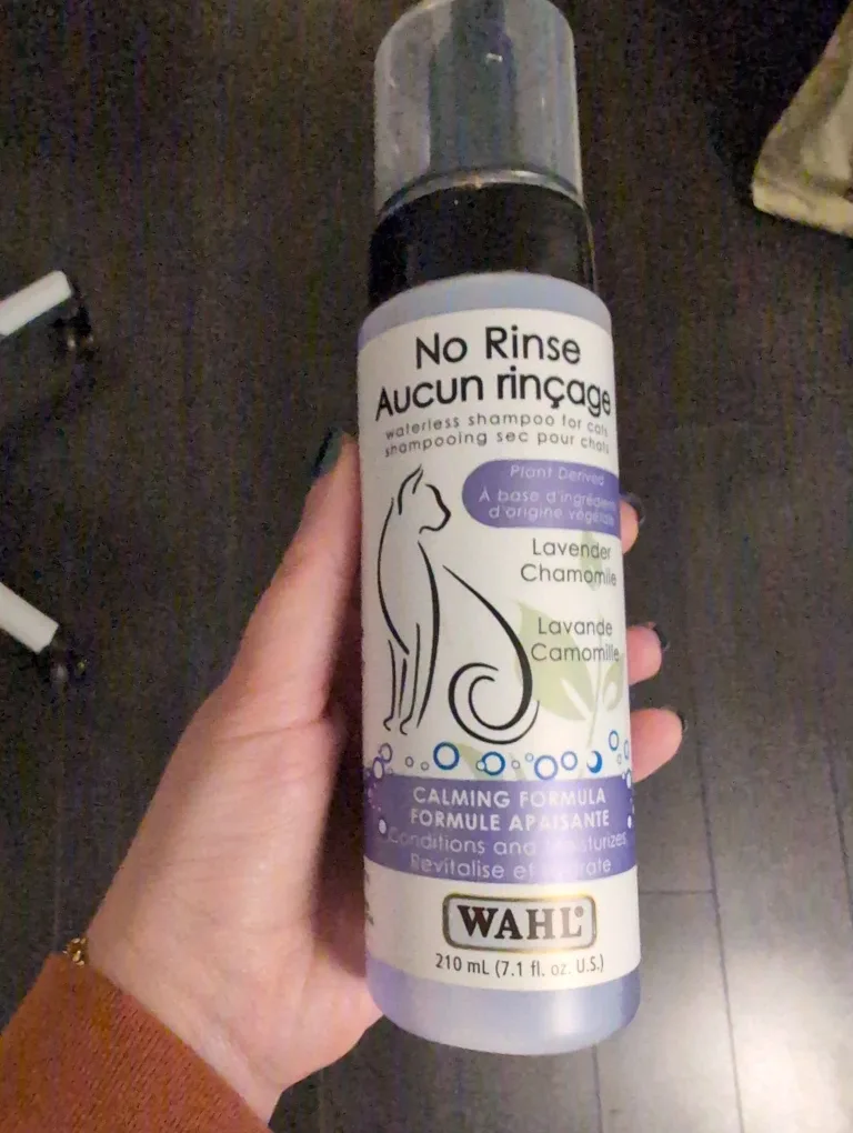Wahl No Rinse Lavender Chamomile Shampoo for Cats #Cleanout