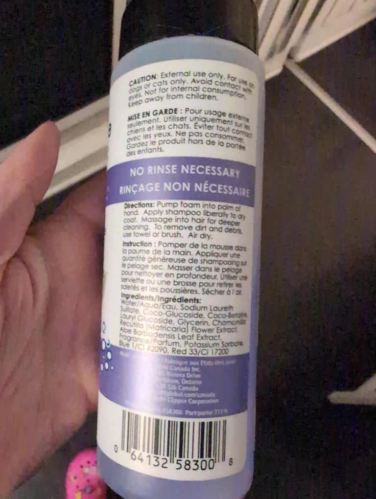 Wahl No Rinse Lavender Chamomile Shampoo for Cats #Cleanout - photo 2