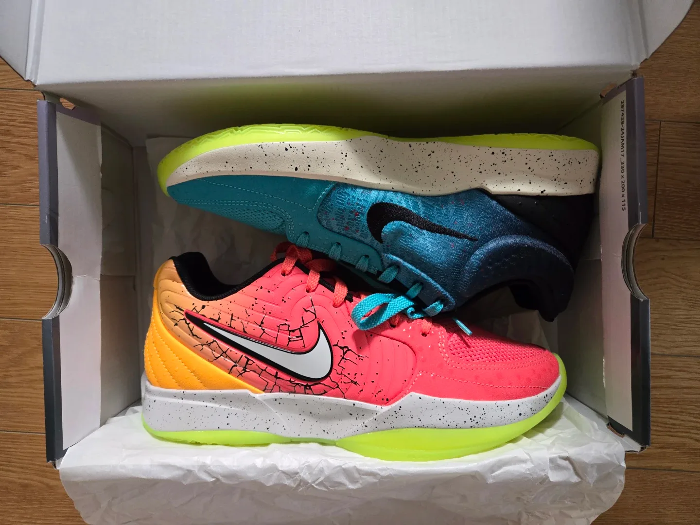 Nike Ja 2 kool aid mens size 8 basketball shoes