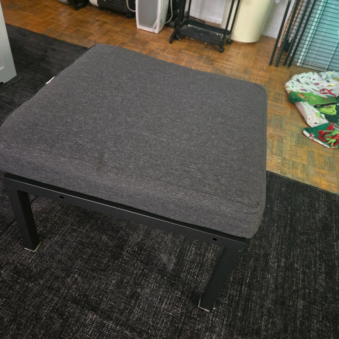 Grey Ottoman / Footstool