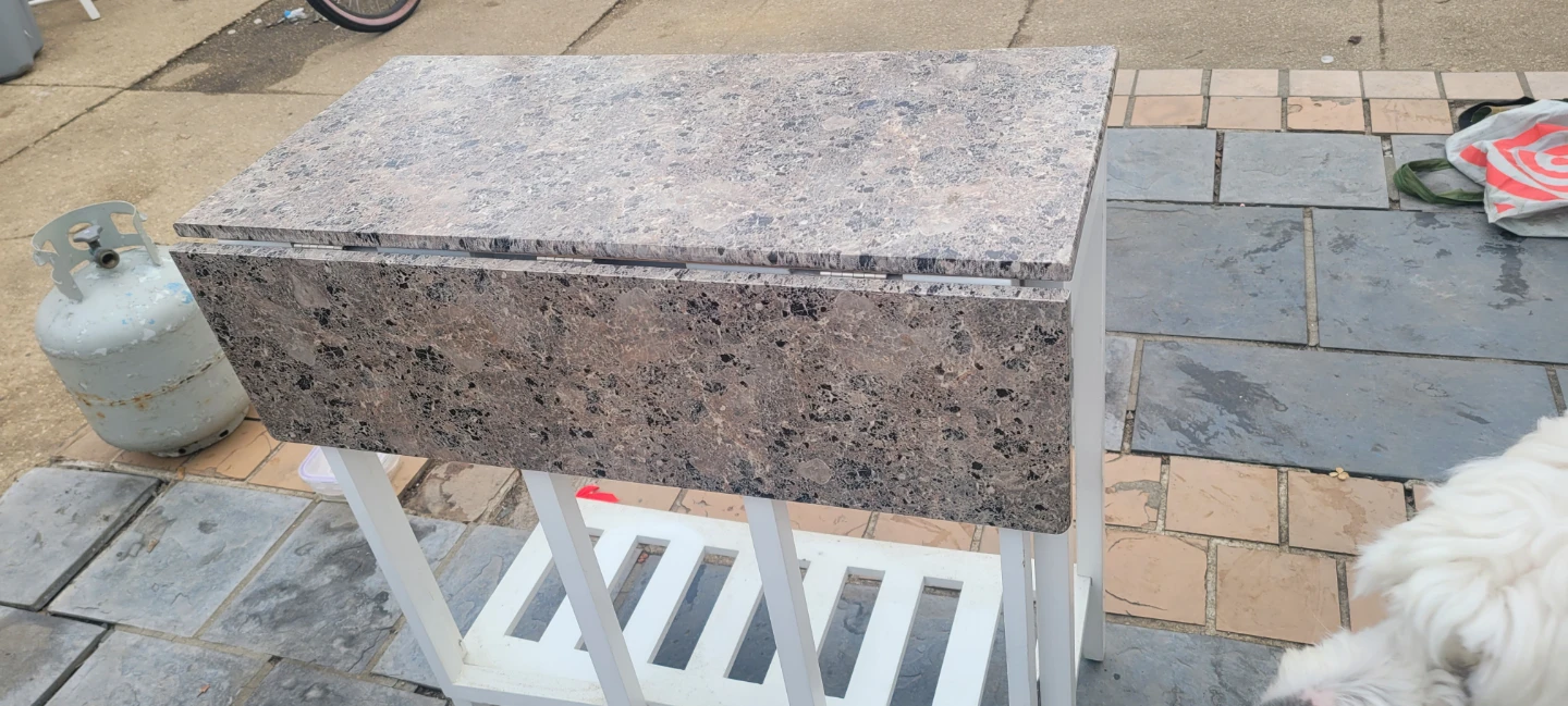 Kitchen Island Table with 2 Stools - photo 2
