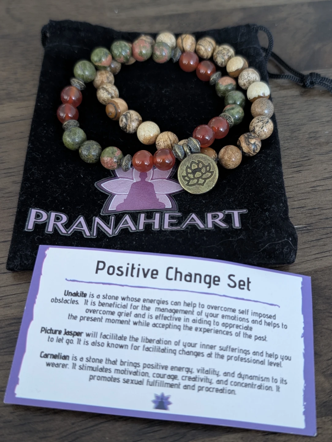 Pranaheart Positive Change Set Bracelet