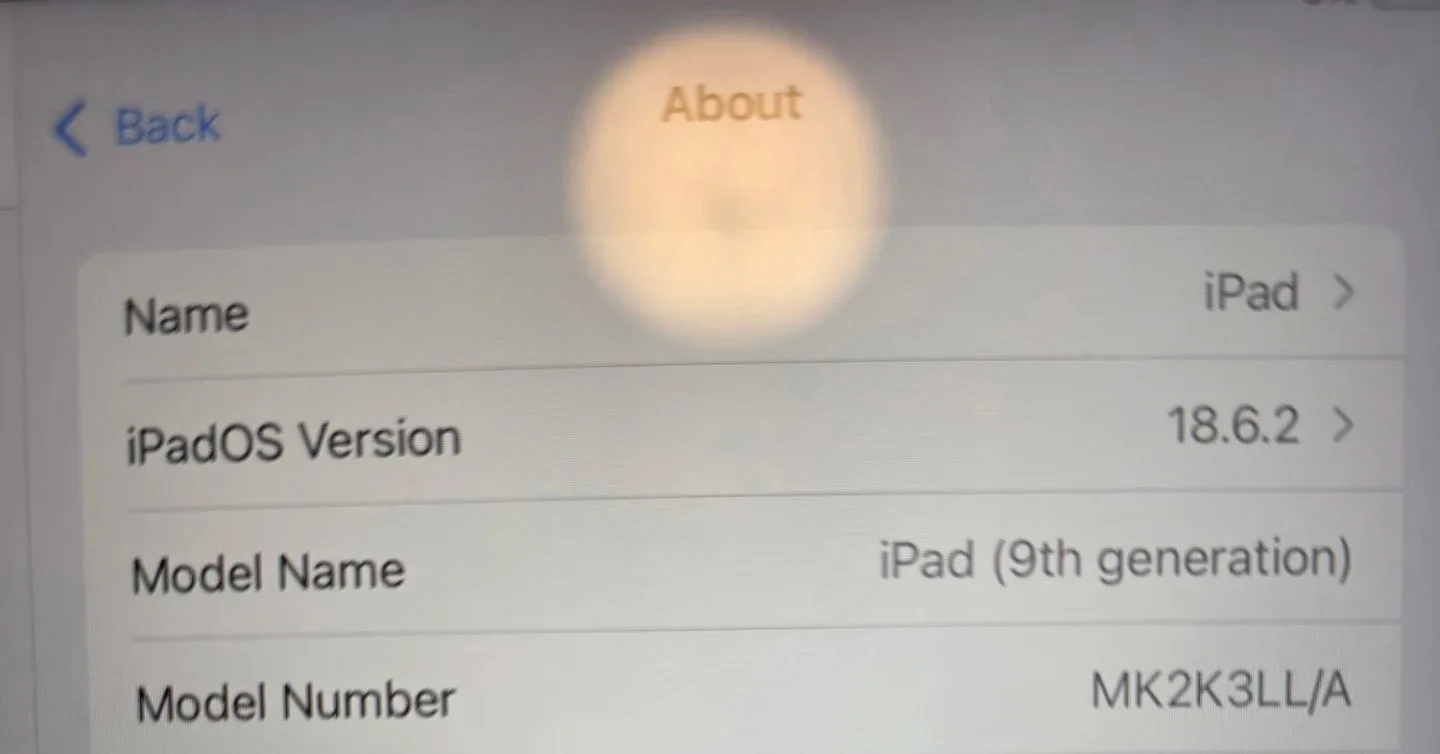 The Apple A2602 model 9th generation image indicator(4)