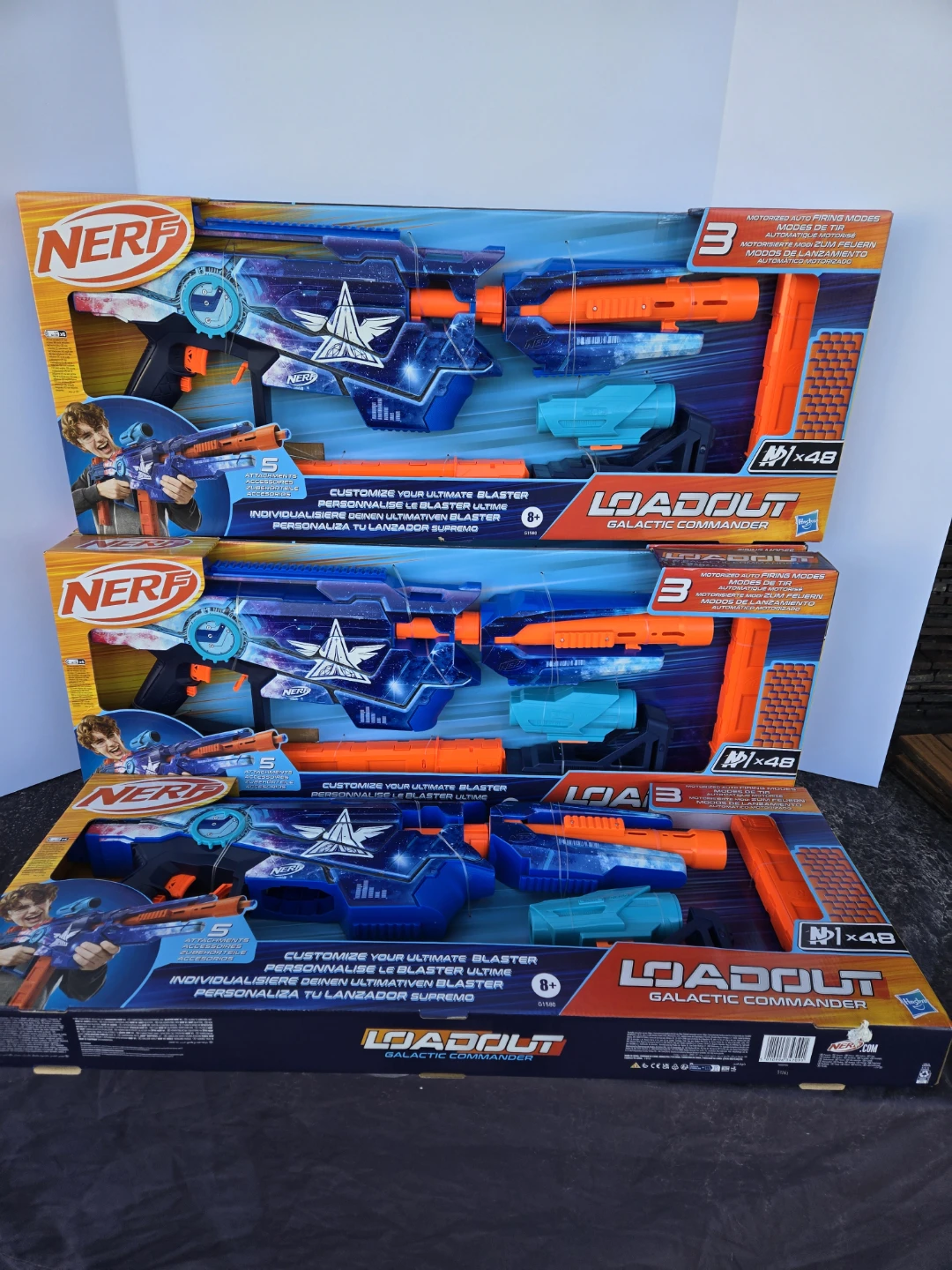 Brand new large nerf gun rifle galactic commander 4 avail