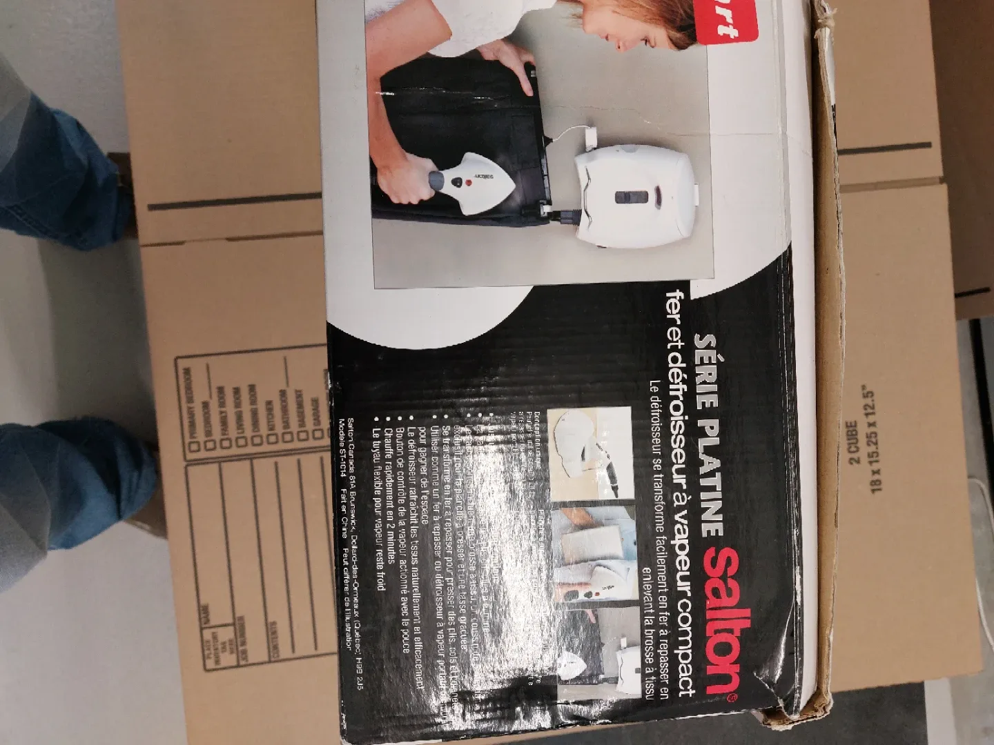 Salton Platinum Series Compact Fabric Steamer & Iron