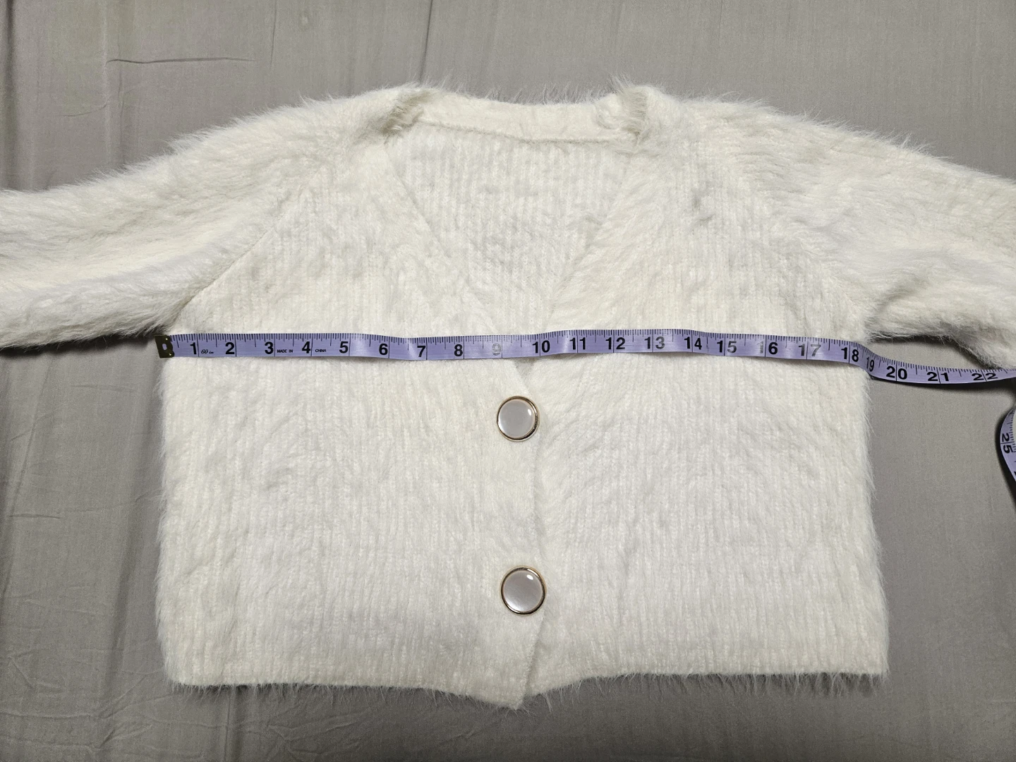 Mohair V Neck Cropped Knit Cardigan - New - Korea - #cleanout - photo 5