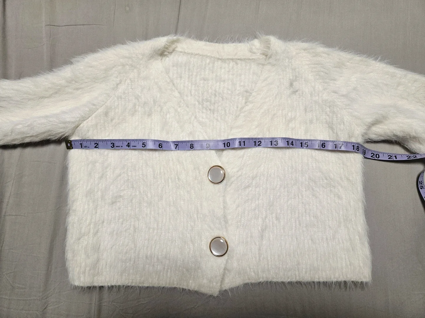 Mohair V Neck Cropped Knit Cardigan - New - Korea - #cleanout image indicator(5)