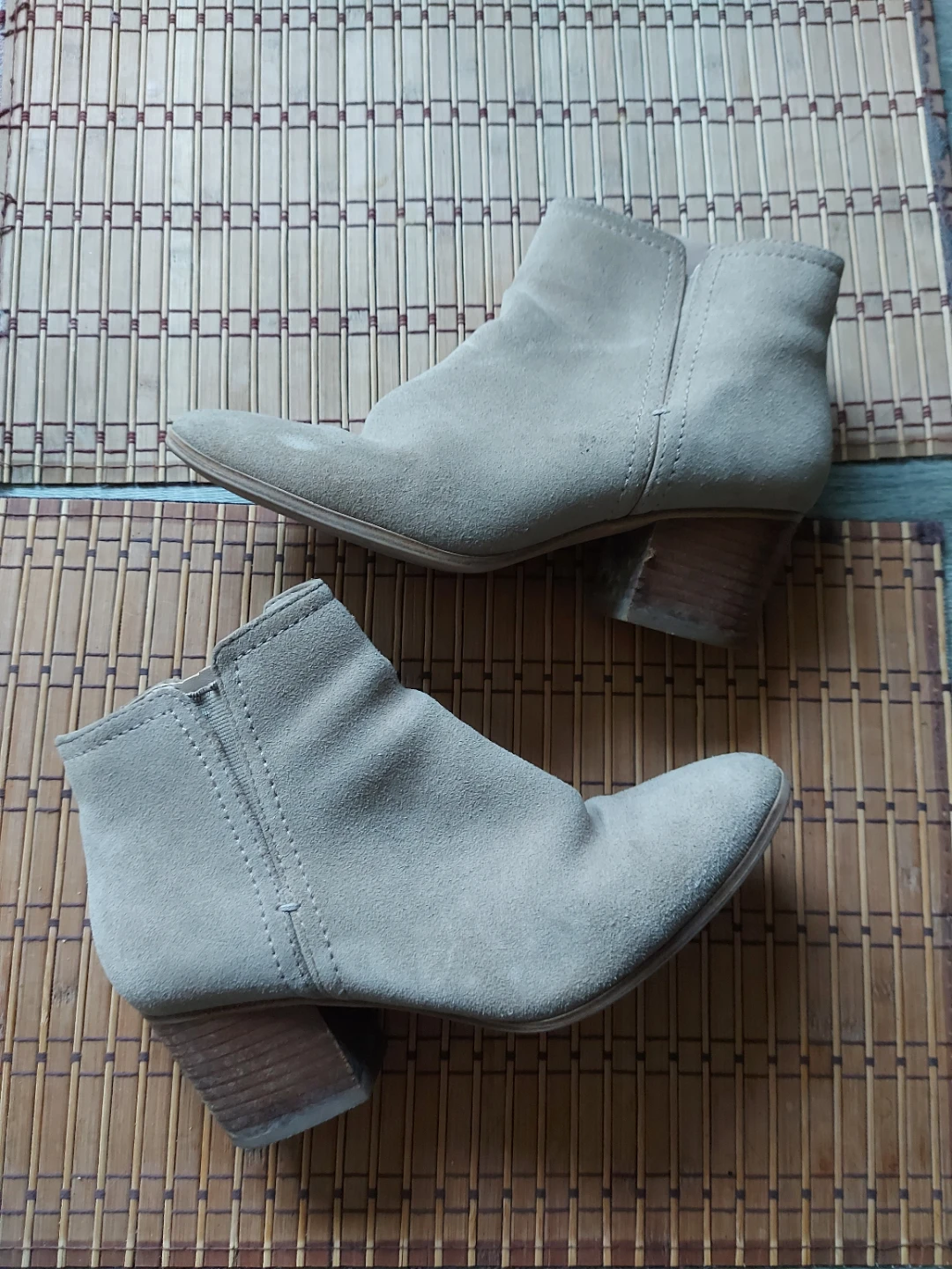 Beige Ankle Boots