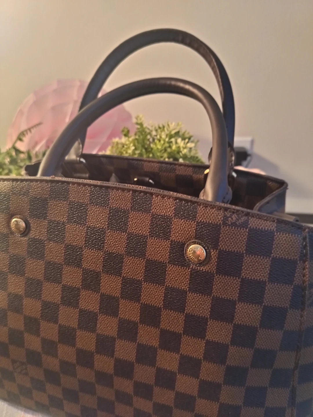 Louis Vuitton Damier Ebene Tote Bag