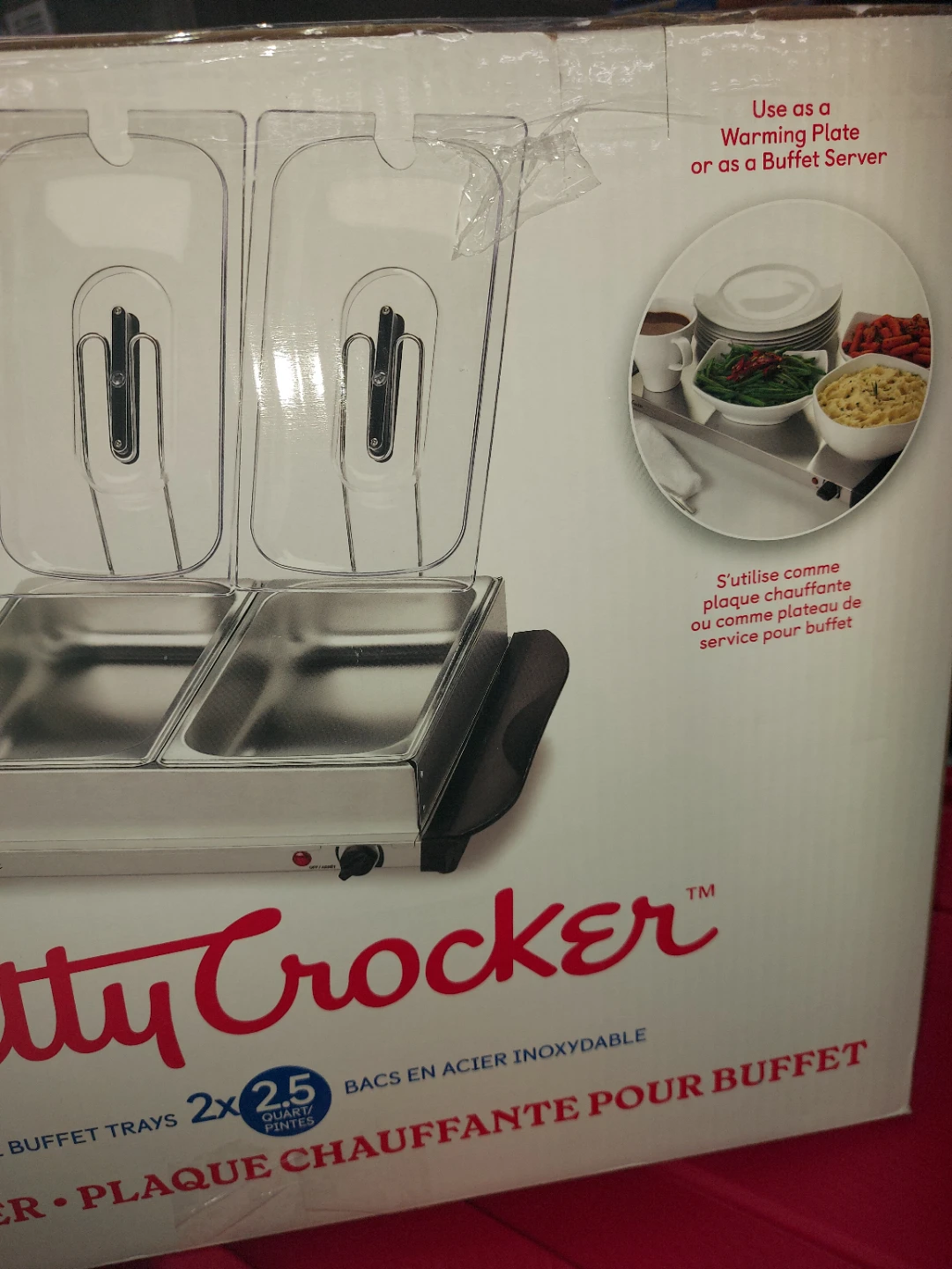 Betty Crocker Buffet Server Warming Plate