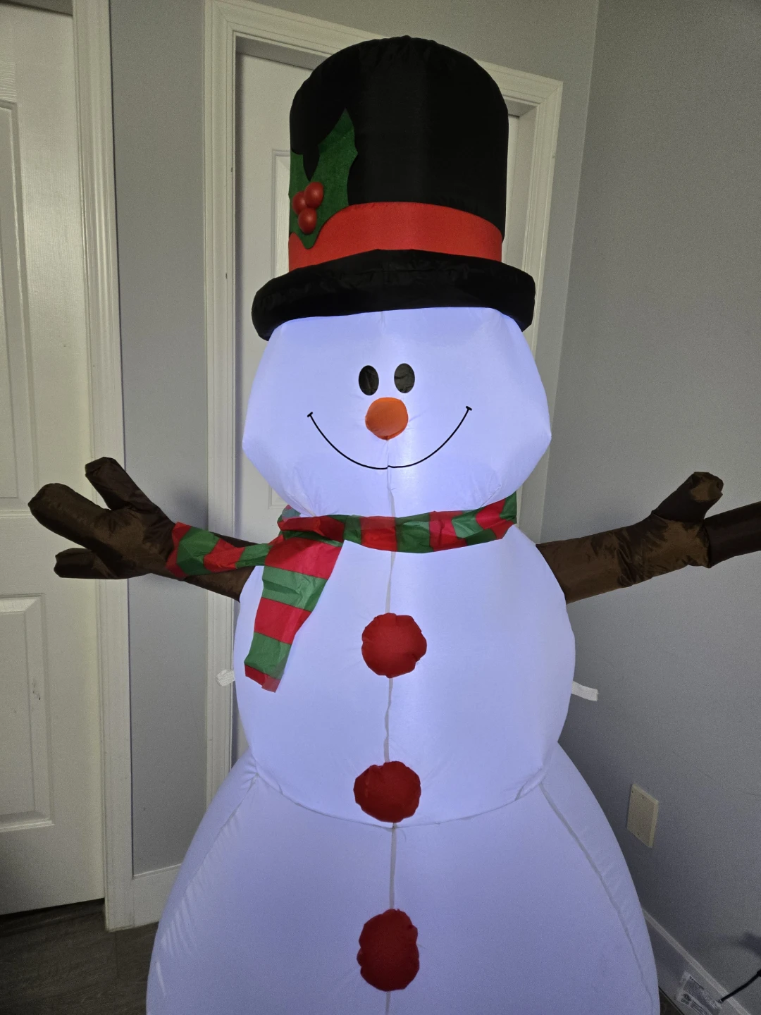 New 6 foot inflatable snowman christmas decoration