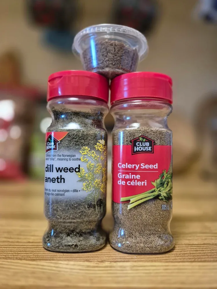 Dill, Celery Seed, Caraway