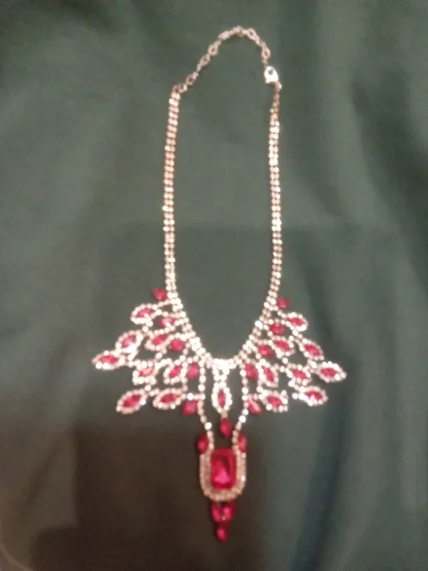 Weiss Tear Drop Marquise Necklace image indicator(3)