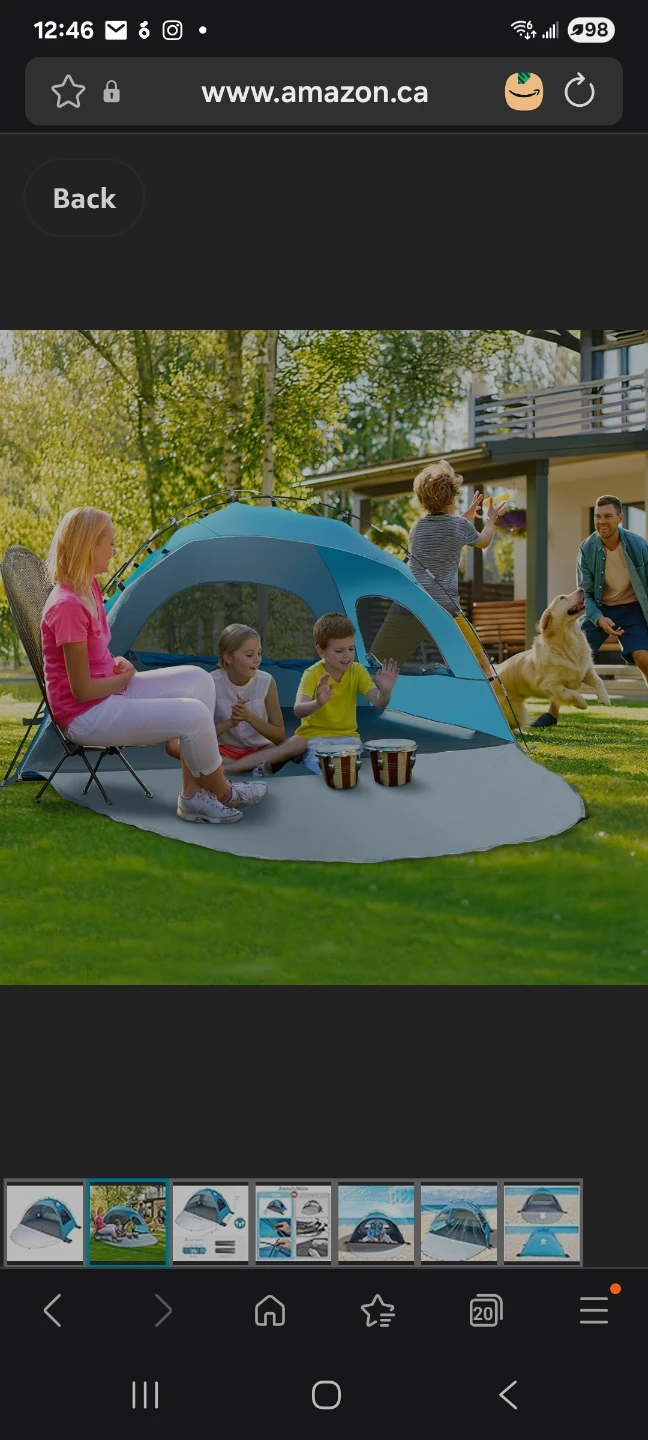 Sun Shade Shelter for 2-4 Persons brand new - photo 4