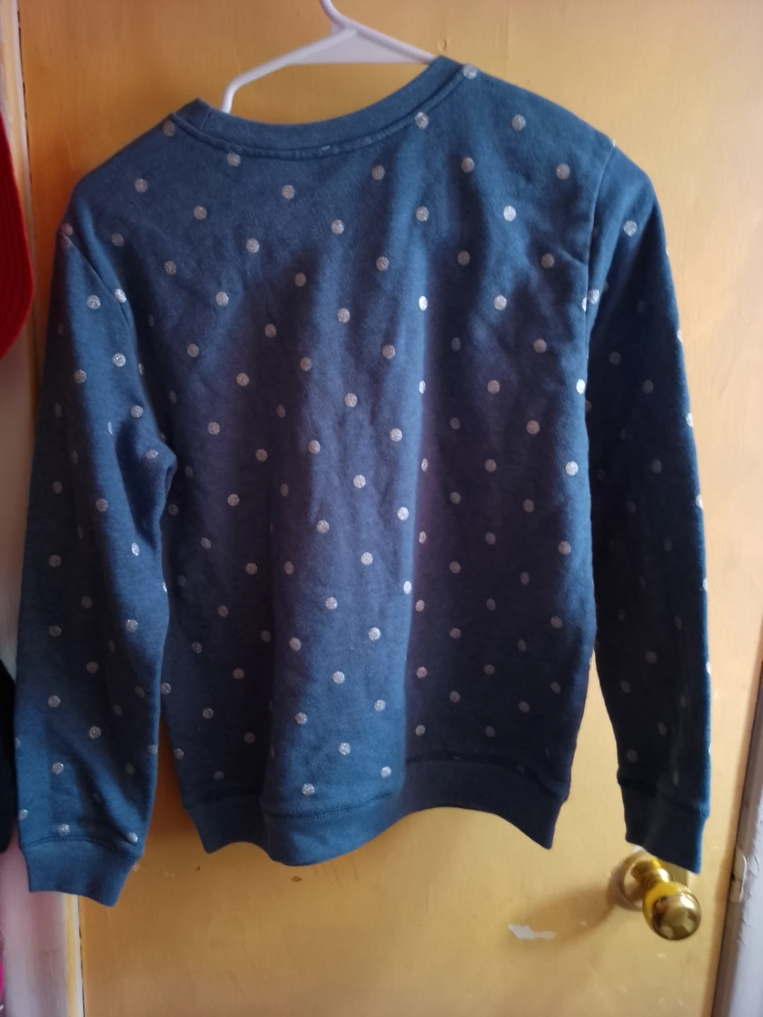 Karen Scott Sport PP Blue Polka Dot Sweatshirt - photo 3