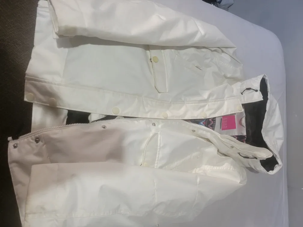 #cleanout Powder Room White Ski Jacket - Size M image indicator(2)